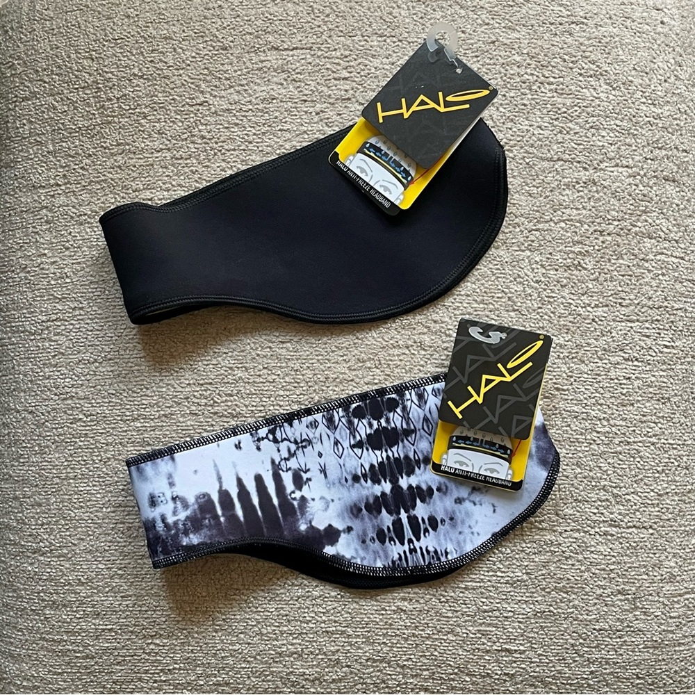 BRAND NEW WITH TAGS!  2 HALO Anti-freeze headbands